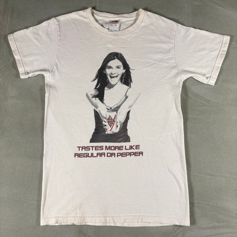 Fruit of the Loom Diet Dr Pepper Graphic T-Shirt‎ Size S Preowned